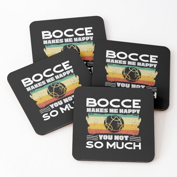 Item preview, Bocce Ball Player Boules Bocce Makes Me Happy Funny designed and sold by ShopTheStyle.