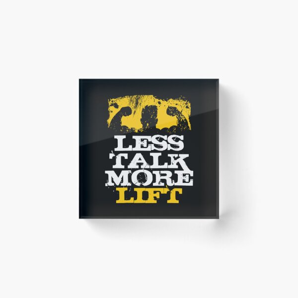 Item preview, Less Talk More Lift - Gym funny designed and sold by LiveASsky.