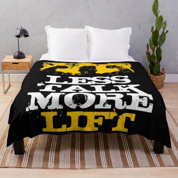 Item preview, Less Talk More Lift - Gym funny designed and sold by LiveASsky.
