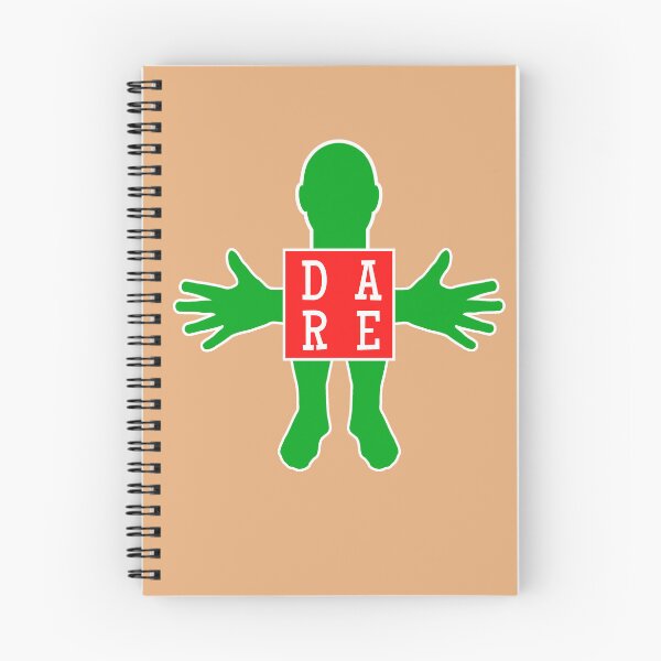 Item preview, Human figure - DARE - Red and green colors - Slab font designed and sold by RainbowWordLand.
