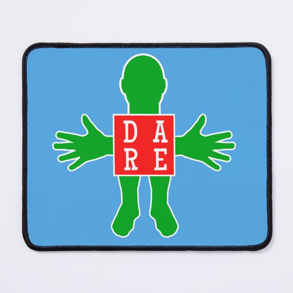 Item preview, Human figure - DARE - Red and green colors - Slab font designed and sold by RainbowWordLand.