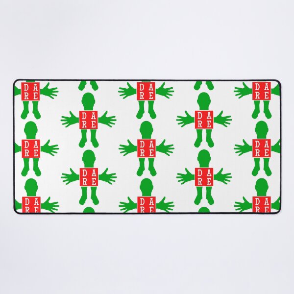 Item preview, Human figure - DARE - Red and green colors - Slab font designed and sold by RainbowWordLand.