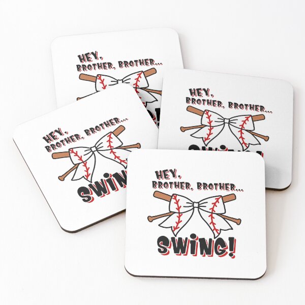 Item preview, Hey Brother Brother Swing Baseball Sister designed and sold by MichelSorour.