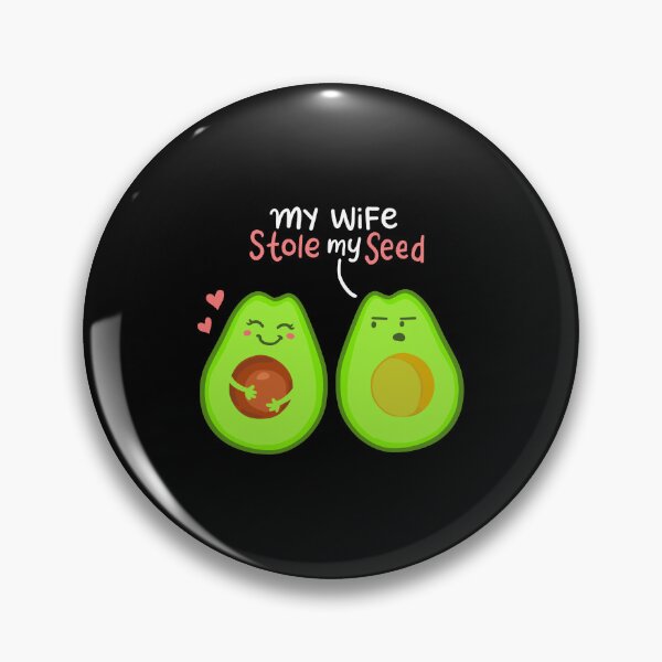 Item preview, My Wife Stole My Seed Avocado Lover Gift Funny Valentine Day designed and sold by haselshirt.