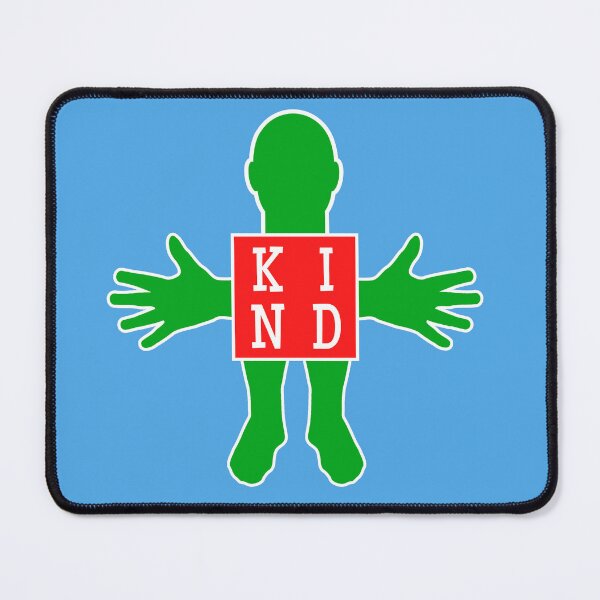 Item preview, Human figure - KIND - Red and green colors - Slab font designed and sold by RainbowWordLand.
