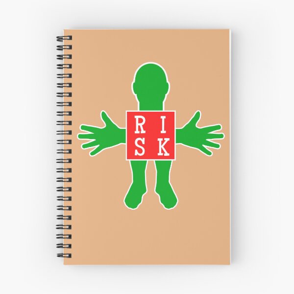 Item preview, Human figure - RISK - Red and green colors - Slab font designed and sold by RainbowWordLand.