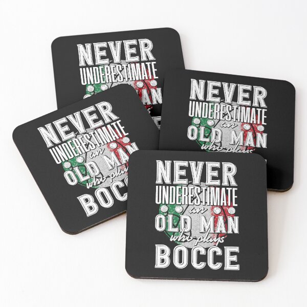 Item preview, Bocce Ball Player Boules Never Underestimate An Old Man Pun designed and sold by ShopTheStyle.