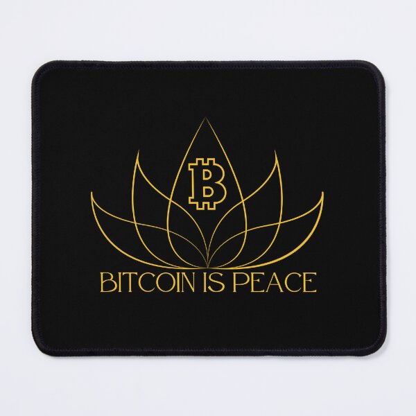 Item preview, Bitcoin Is Peace designed and sold by CryptoBeings.