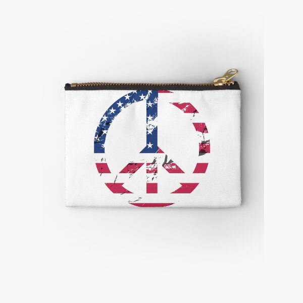 Item preview, Distressed 4th of July Peace Sign and American Flag designed and sold by SolarFlair Designs.