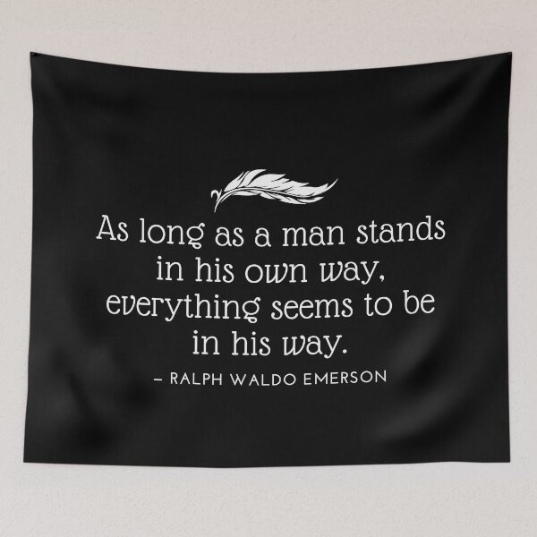 Item preview, Ralph Waldo Emerson in His Way designed and sold by NRealm.