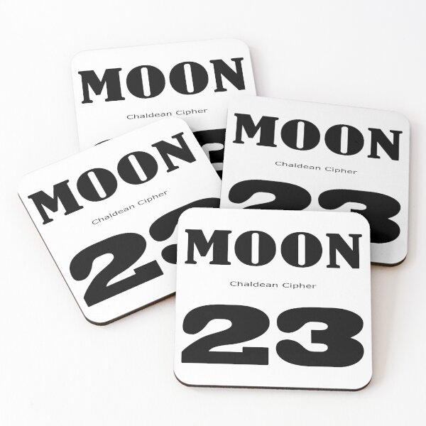 Item preview, Moon Chaldean cipher 23 designed and sold by Scrambledwords.