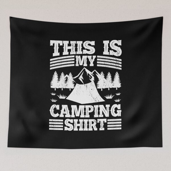 Item preview, This Is My Camping Shirt Outdoor Tent Wilderness Glamper designed and sold by haselshirt.