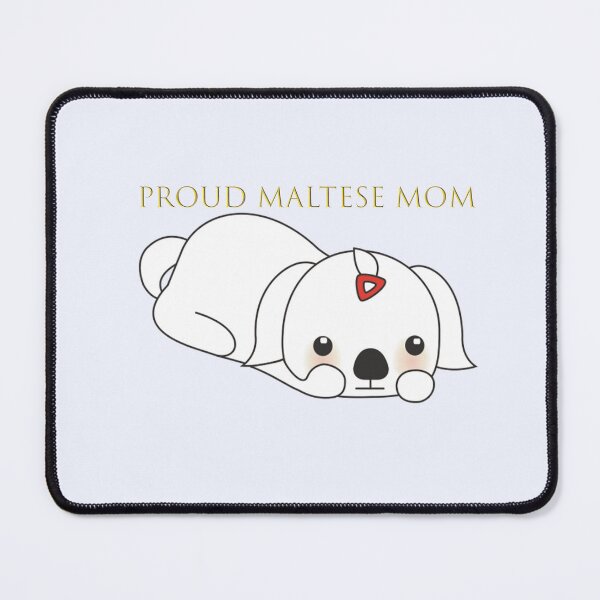 Artikelvorschau, Stolzes maltesisches Mama-Shirt, stolzes maltesisches Mama-Telefongehäuse, stolzes maltesisches Mama-Kissen, stolzes maltesisches Mama-Kleid, stolzes maltesisches Mama-Shirt für ihr Baby entworfen und verkauft von Poussyarts.