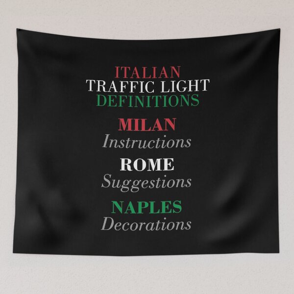 Item preview, Italian traffic light definitions designed and sold by x1brett.