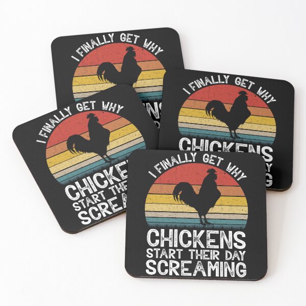 Item preview, I Finally Get Why Chickens Start Their Day Screaming designed and sold by finchestee.