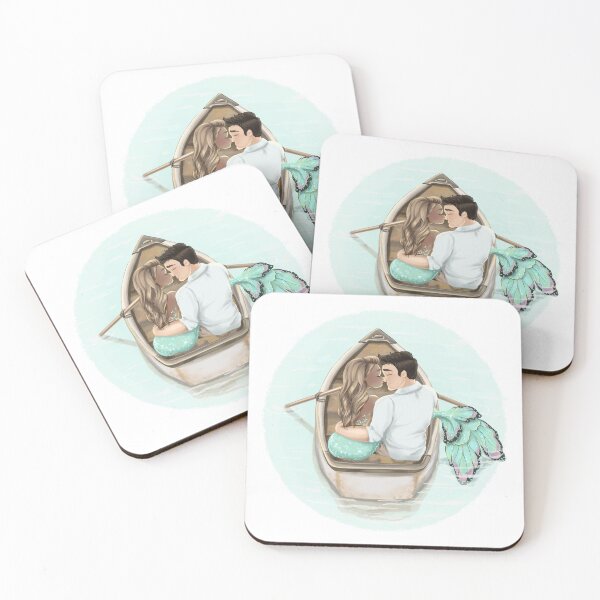 Item preview, Couple Mermaid Valentines Day Love Romantic Night Engagement  Anniversary  Marriage  designed and sold by CreativeBu.