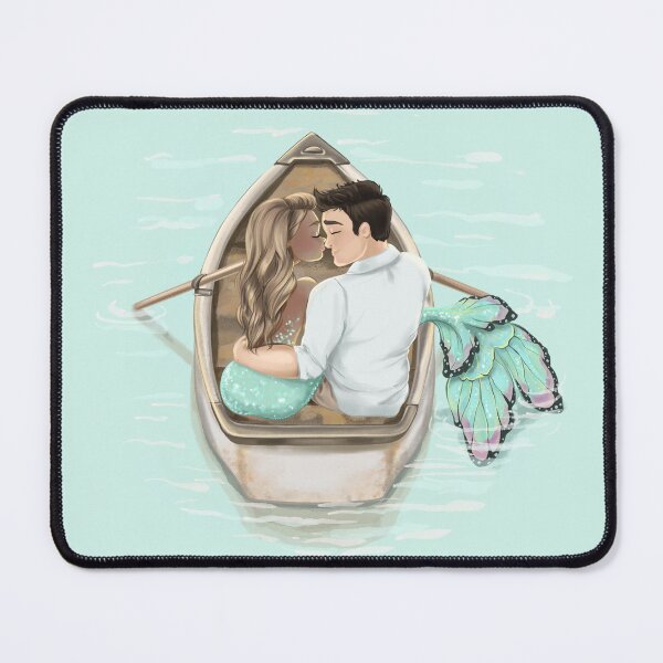 Item preview, Couple Mermaid Valentines Day Love Romantic Night Engagement  Anniversary  Marriage  designed and sold by CreativeBu.
