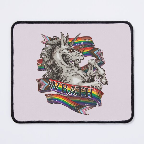 Item preview, Wrath Unicorn -  LGBTQ Pride Flag designed and sold by StillWinter.