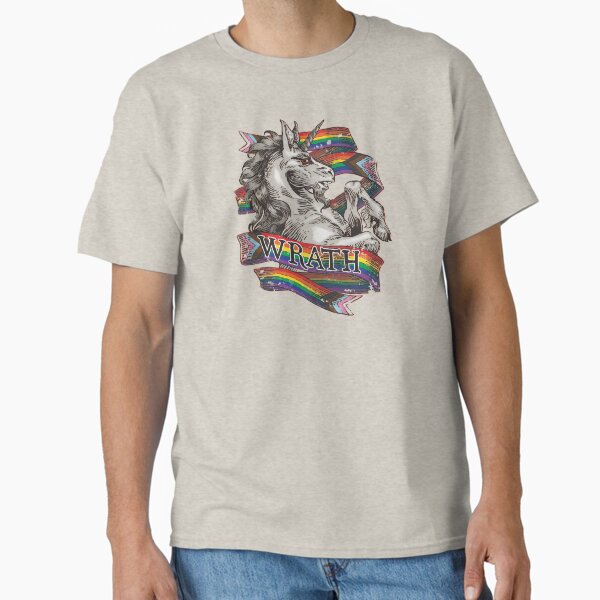 Item preview, Wrath Unicorn -  LGBTQ Pride Flag designed and sold by StillWinter.