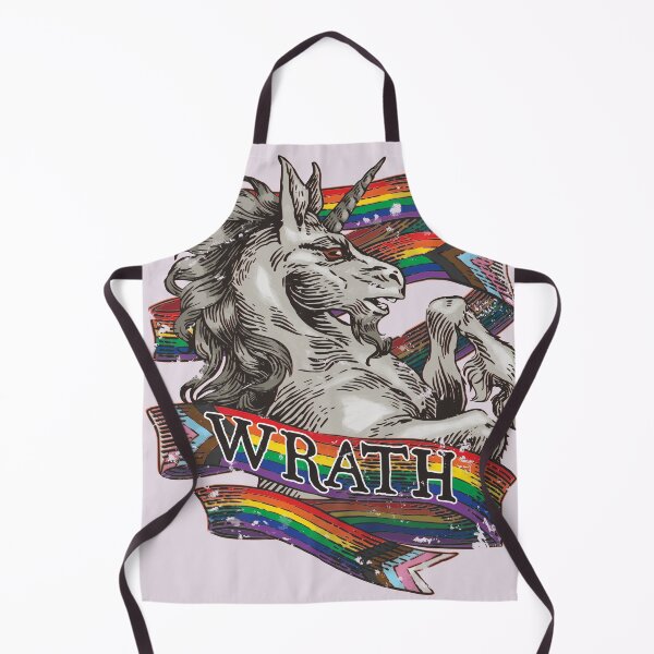 Item preview, Wrath Unicorn -  LGBTQ Pride Flag designed and sold by StillWinter.