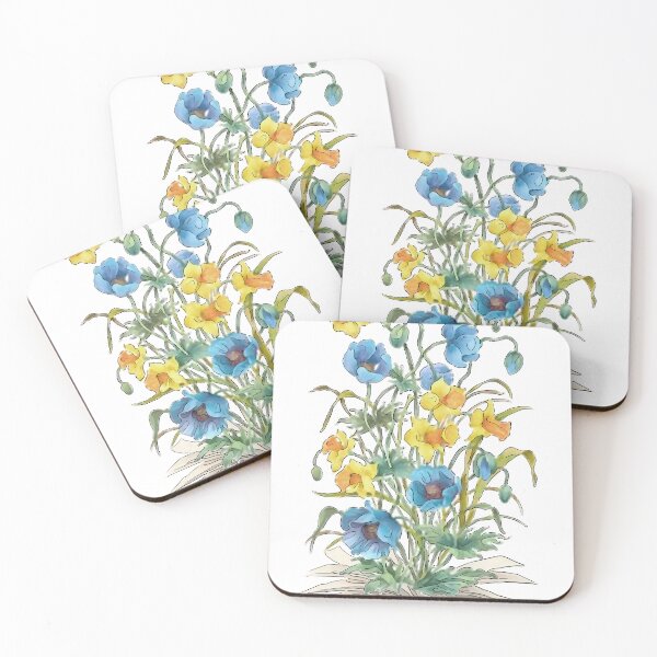 Item preview, Watercolor Open Book with Flowers designed and sold by Pavnud.