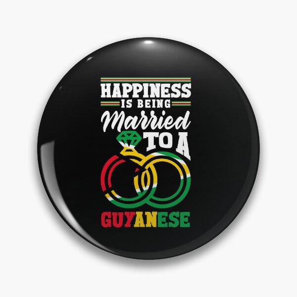 Item preview, Guyana Flag Happiness Is being Married To A Guyanese designed and sold by ShopTheStyle.