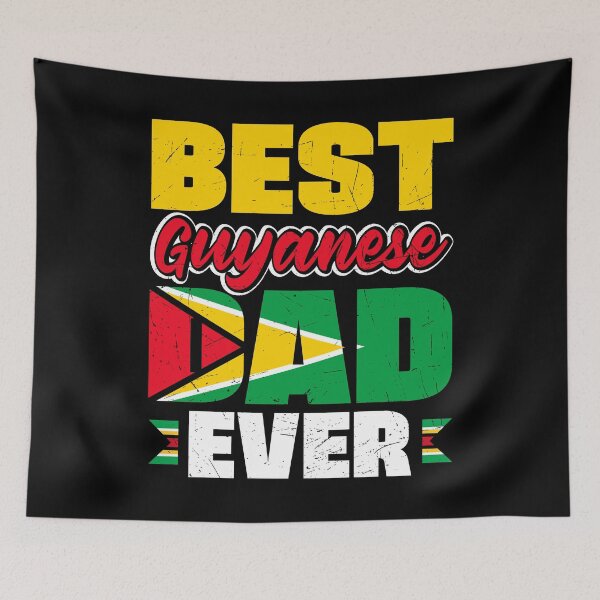Item preview, Guyana Guyanese Guyana Flag Best Guyanese Dad Ever designed and sold by ShopTheStyle.