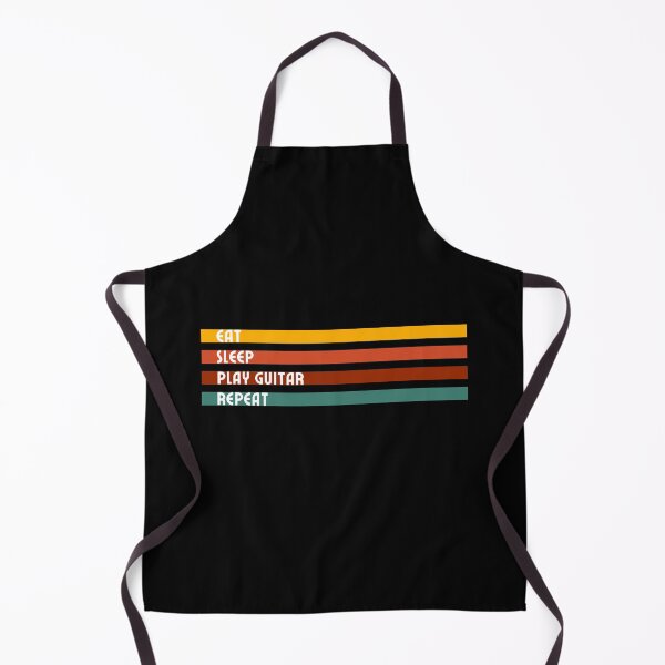 Item preview, Eat Sleep Play Guitar Repeat Retro design designed and sold by TreetopStudios.