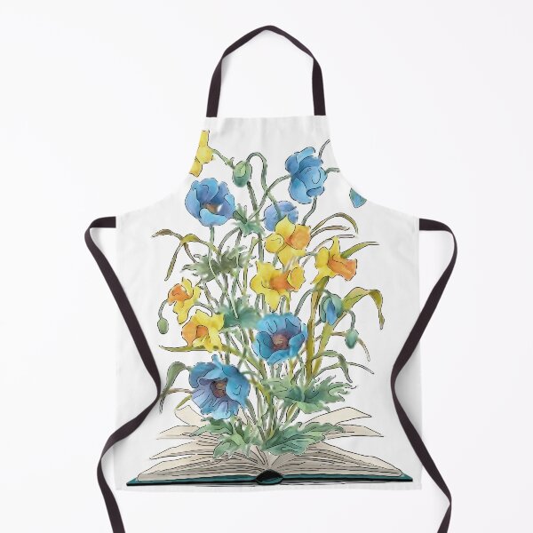 Item preview, Watercolor Open Book with Flowers designed and sold by Pavnud.