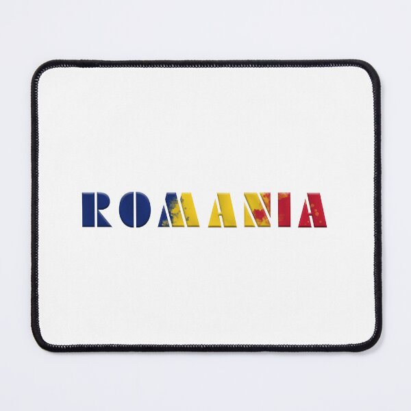 Item preview, Romania 2024 text flag designed and sold by aloresarts.