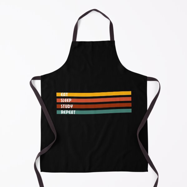 Item preview, Eat Sleep Study Repeat Retro design designed and sold by TreetopStudios.
