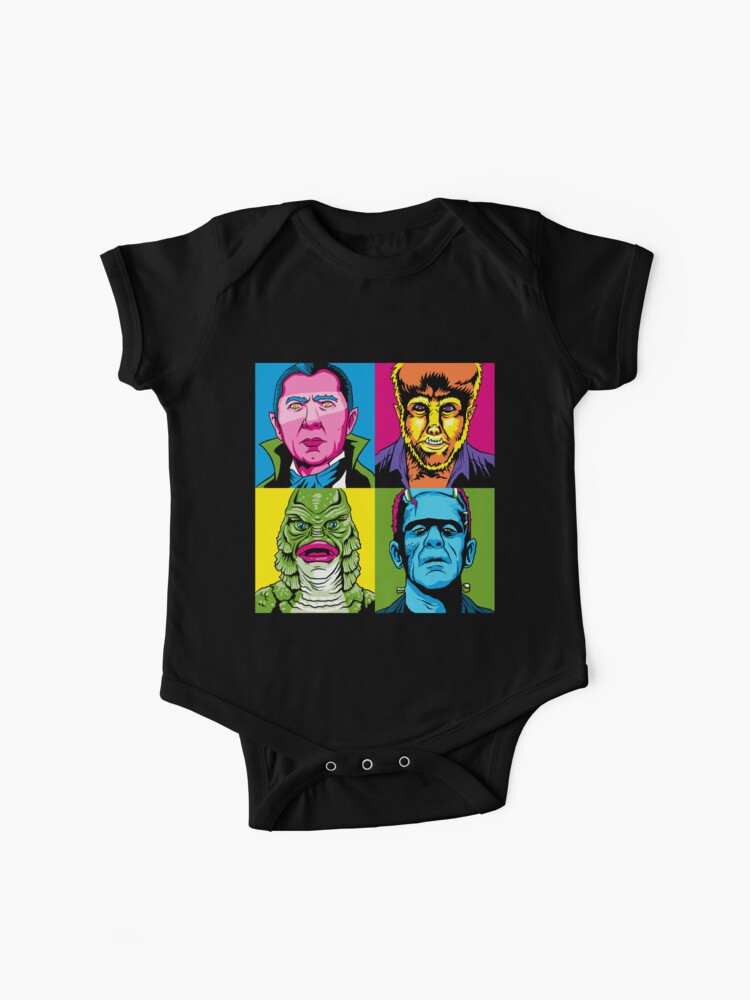 Pop Monster Baby One Piece By Andresmvalle Redbubble