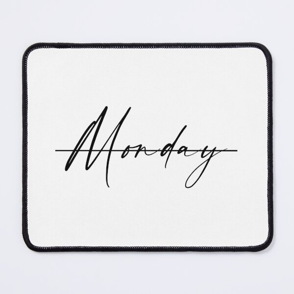 Item preview, Monday |  luni | no monday  designed and sold by aloresarts.
