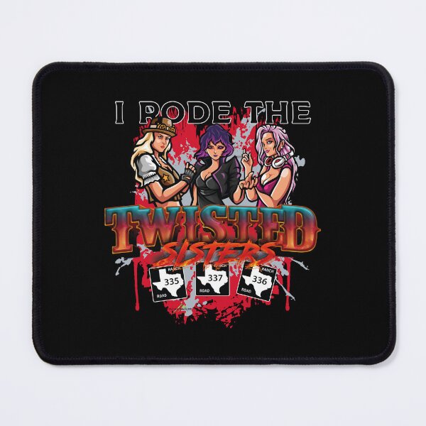 Item preview, Three Sisters Twisted Sisters Texas Motorcycle Sticker T-shirt 03 designed and sold by OuterShellUK.