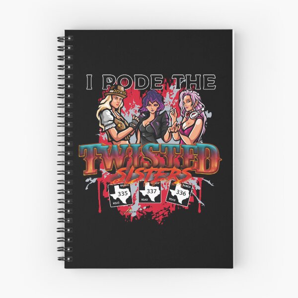 Item preview, Three Sisters Twisted Sisters Texas Motorcycle Sticker T-shirt 03 designed and sold by OuterShellUK.