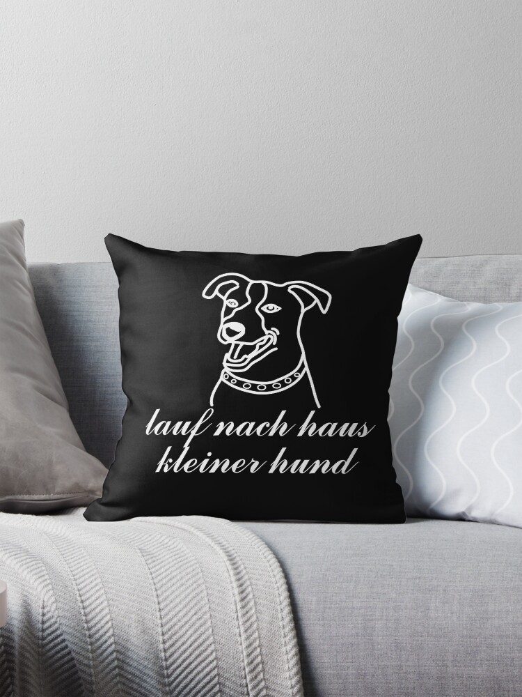 Thumbnail 1 von 4, Kissen, lauf nach haus kleiner hund jack russell terrier designt und verkauft von dog-shirt.
