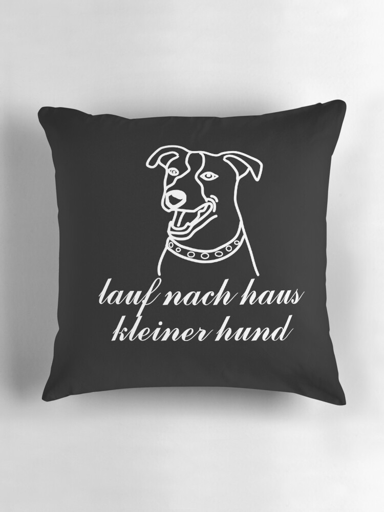 Thumbnail 3 von 4, Kissen, lauf nach haus kleiner hund jack russell terrier designt und verkauft von dog-shirt.