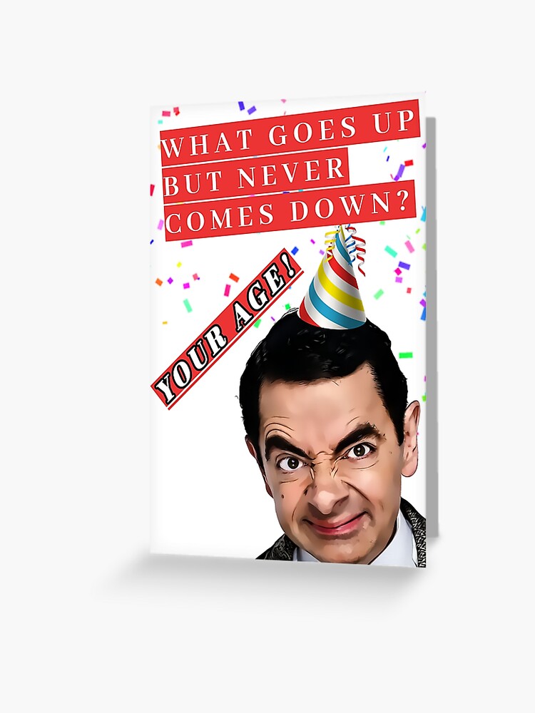 Mr Bean Funny Greetings Card Digital Download | lupon.gov.ph
