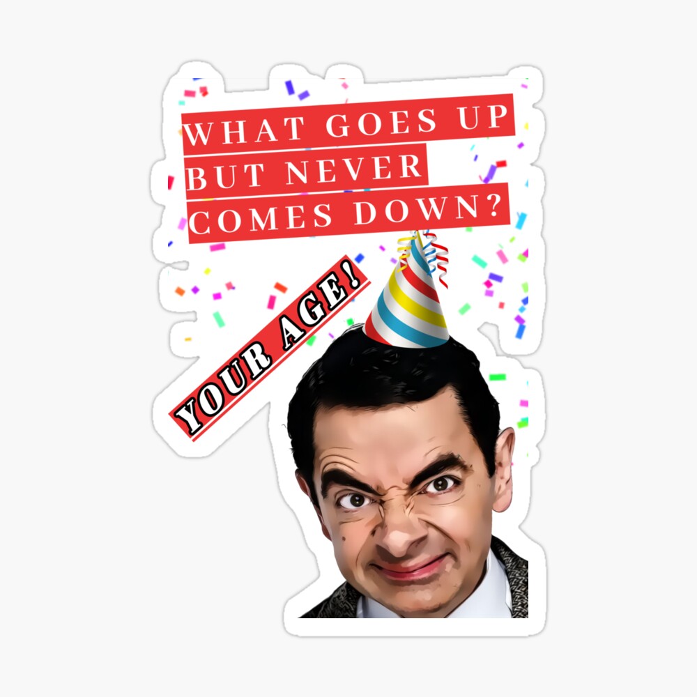 Mr Bean, Happy Birthday Card, Birthday Gifts, Meme Card, Funny Birthday ...