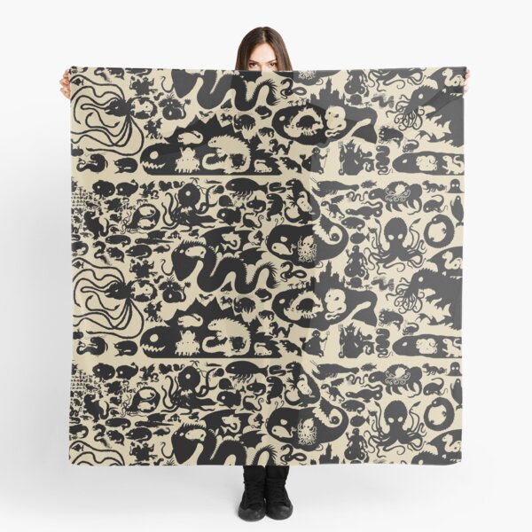 Size Chart of Sea Monsters Scarf