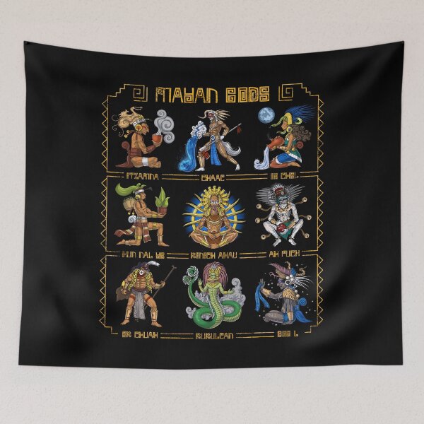 Item preview, Ancient Mayan Gods designed and sold by underheaven.