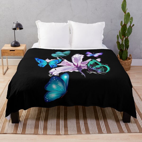 Item preview, Blue Butterfly, Summer Flower designed and sold by bernd49.