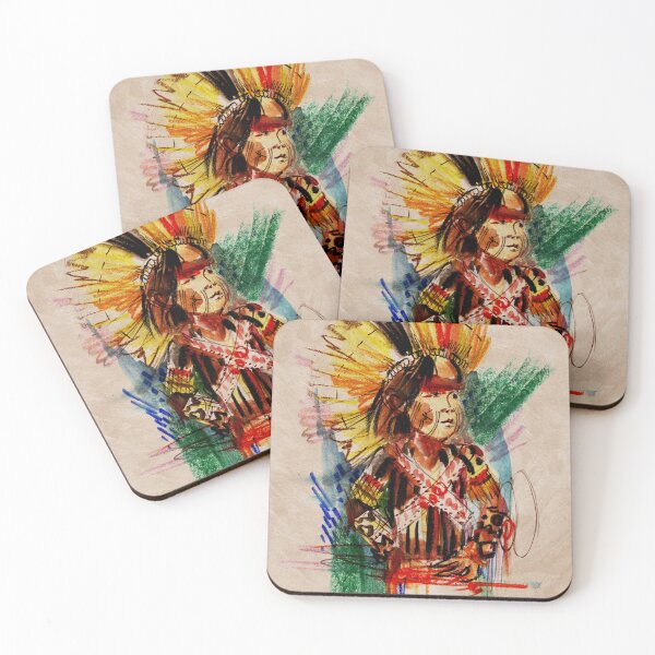 Item preview, BRAZILIAN INDIAN CHILD WITH FEATHERS designed and sold by RODRIGORo.