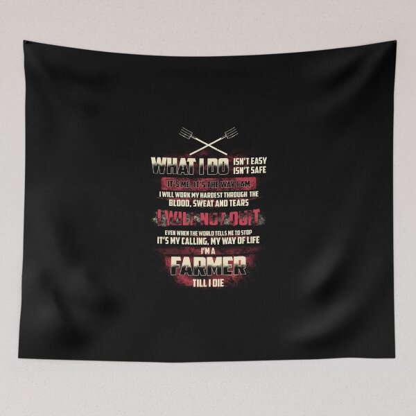 Item preview, I'M A FARMER TILL I DIE designed and sold by antipatic.