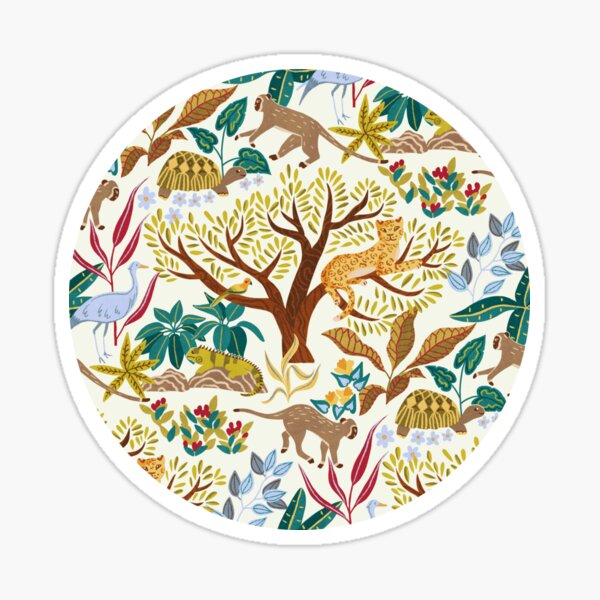 Vista previa del artículo con la obra «Jubilancia de la jungla», diseñado y vendido por TigaTiga.