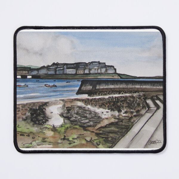 Item preview, Pier at Kilkee, Co. Clare, Ireland. Watercolor on 20x27cm watercolor paper designed and sold by crowleyronan123.