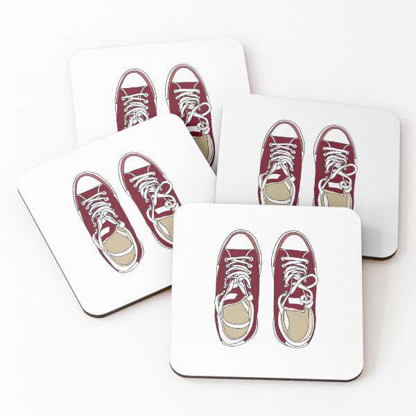 Item preview, Red sneakers designed and sold by KateQR.