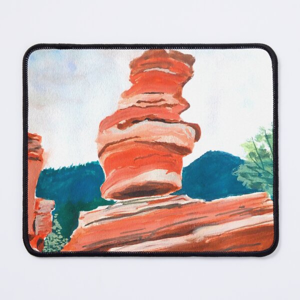 Item preview, Balanced Rock Art Print designed and sold by julyperson.