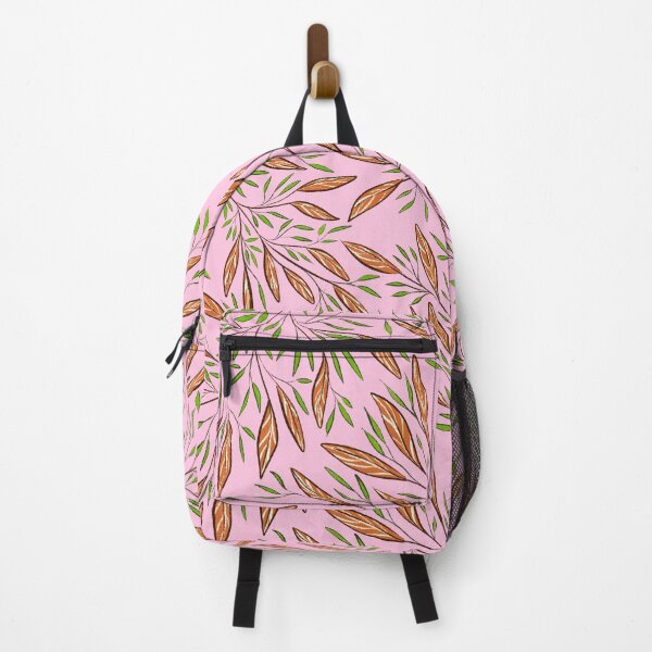 Item preview, Leaves pattern - pink designed and sold by Limones-Design.
