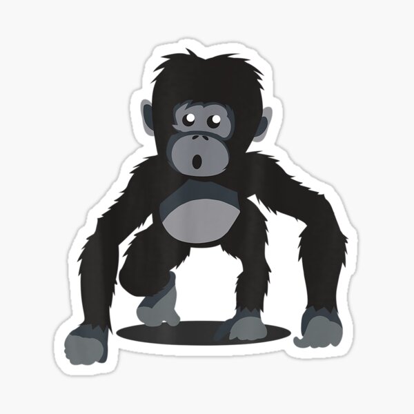 "Cute Bonobo Animal" Sticker for Sale by ScarlettAlex Redbubble